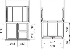 Franke Poubelle Tri Sélectif - Poubelle Encastrée FX 60 26-11-11 121.0557.763 9 Franke Poubelle Tri Sélectif - Poubelle Encastrée FX 60 26-11-11 121.0557.763 -Cuisine Articles Magasin fdf396285263d2280e20ac94