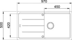 Franke Colonnes - Ensemble G135, évier En Fragranit BFG 611 Et Mitigeur Samoa, Noir Mat / Chrome 114.0675.663 8 Franke Colonnes - Ensemble G135, évier En Fragranit BFG 611 Et Mitigeur Samoa, Noir Mat / Chrome 114.0675.663 -Cuisine Articles Magasin fdf42e4aa3c46b3a5eab588b 2