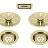 Blanco Accessoires - Garniture De Vidage C-overflow, Pour évier Double, Doré 203477 -Cuisine Articles Magasin fe5b82219c44366122b2344a